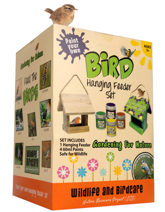 Paint your Own Wild Bird Hanging Feeder