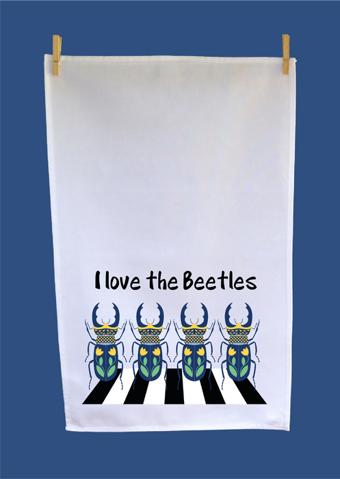 I love The Beetles T-Towel