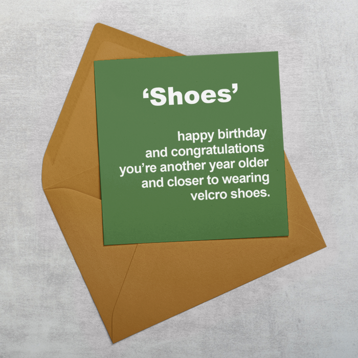 Shoes Greeting Card