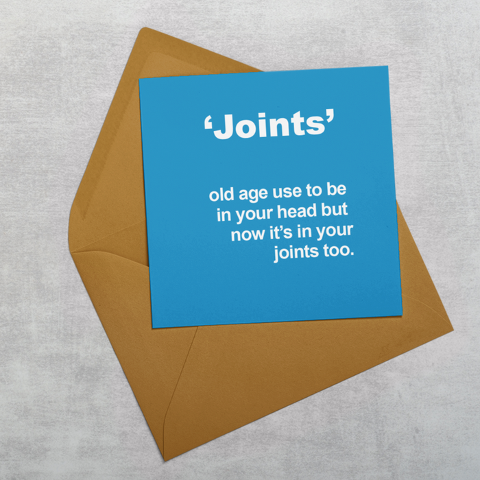 Joints Humour Greeting Card