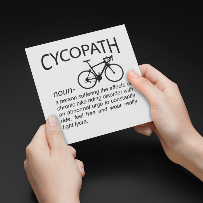 Cycopath Greeting Card