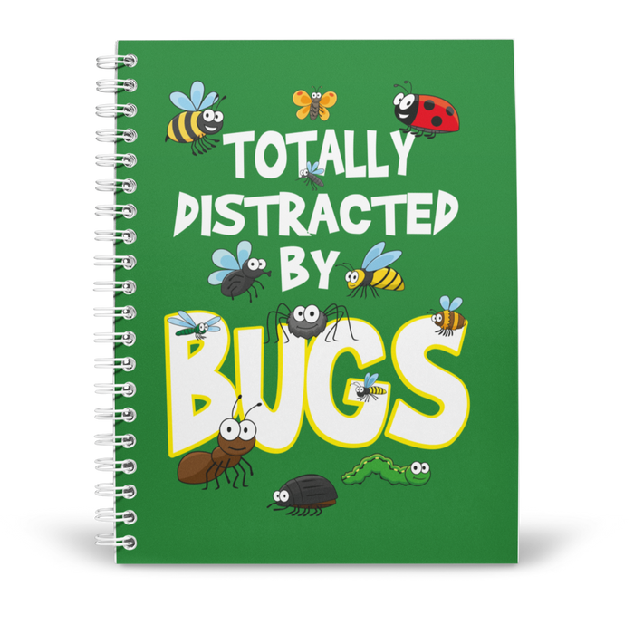 Totally Distracted by BUGS Notebook A5