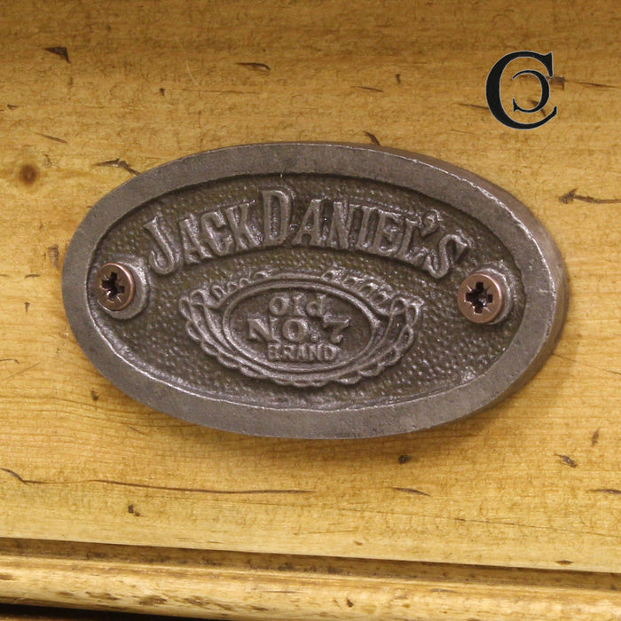 Jack Daniel Cast antique Iron Plaque