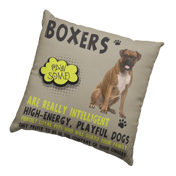 Boxer Dog Cushion