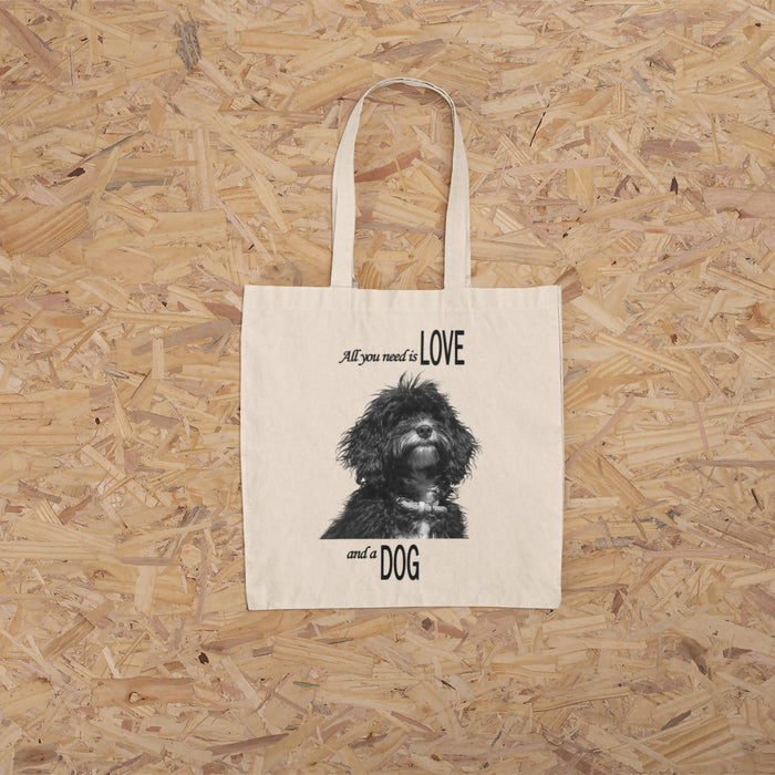 All You Need Is Love and A Dog Tote Bag