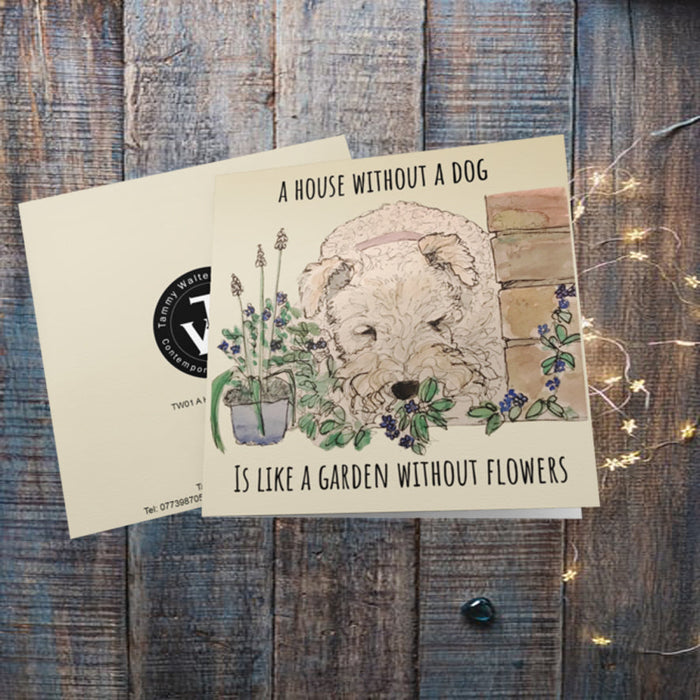 A House without a dog Greeting Card Pack