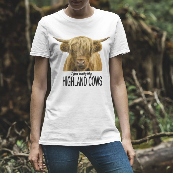 I Really Like Highland Cows T-shirt