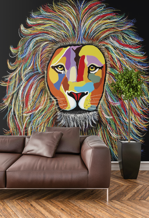 Leo The Lion Wall Sticker 3m x 2m