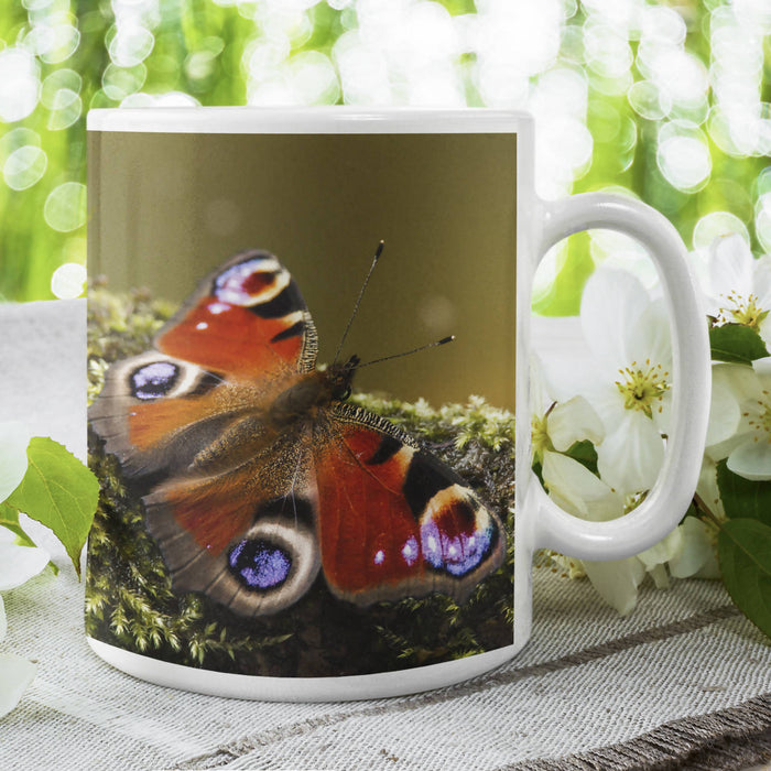 Peacock Butterfly Mug