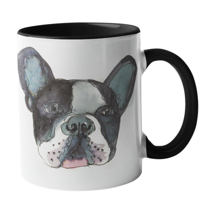French Bulldog Head Portrait Mug