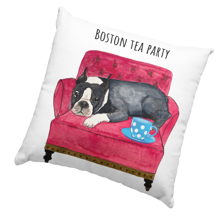 The Boston Tea Party  Humour Cushion
