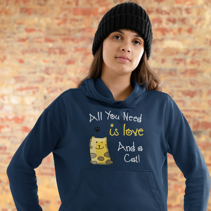 All you need is love and a cat Hoodie