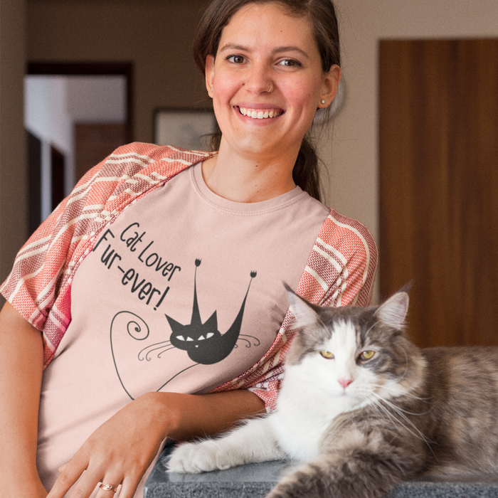 Cat Lover Fur-ever Cat T-Shirt