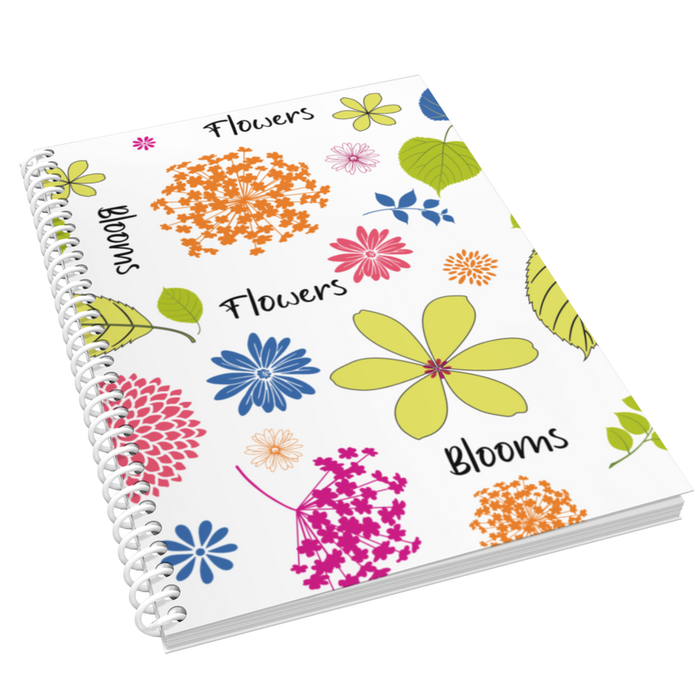 Reggie’s Blooms Abstract Arrangement Notebook