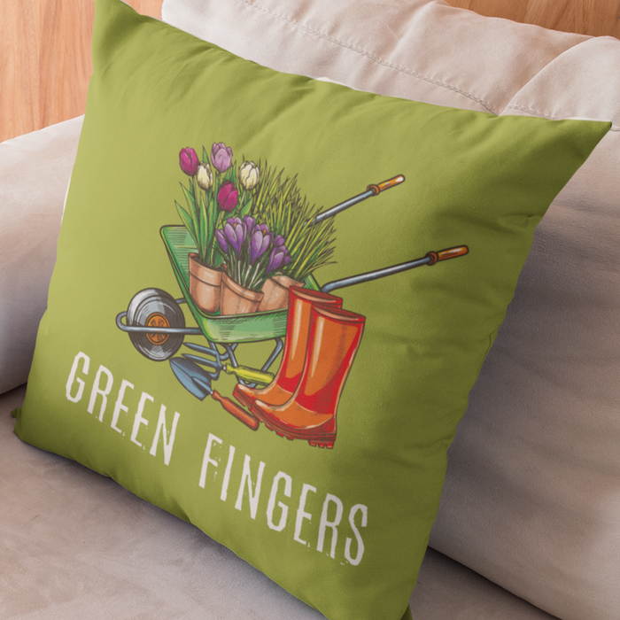 Green Fingers Wheelbarrow Cushion