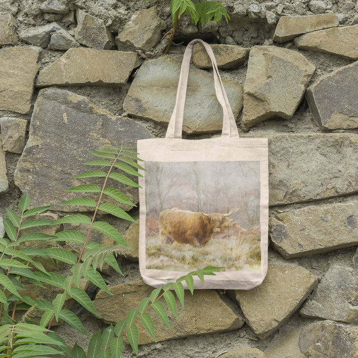 Autumnal Highland Cow Tote Bag